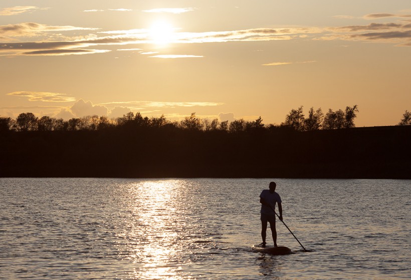 Auf dem Plather See
